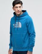 The North Face Hoodie With Tnf Logo In Blue - Blue