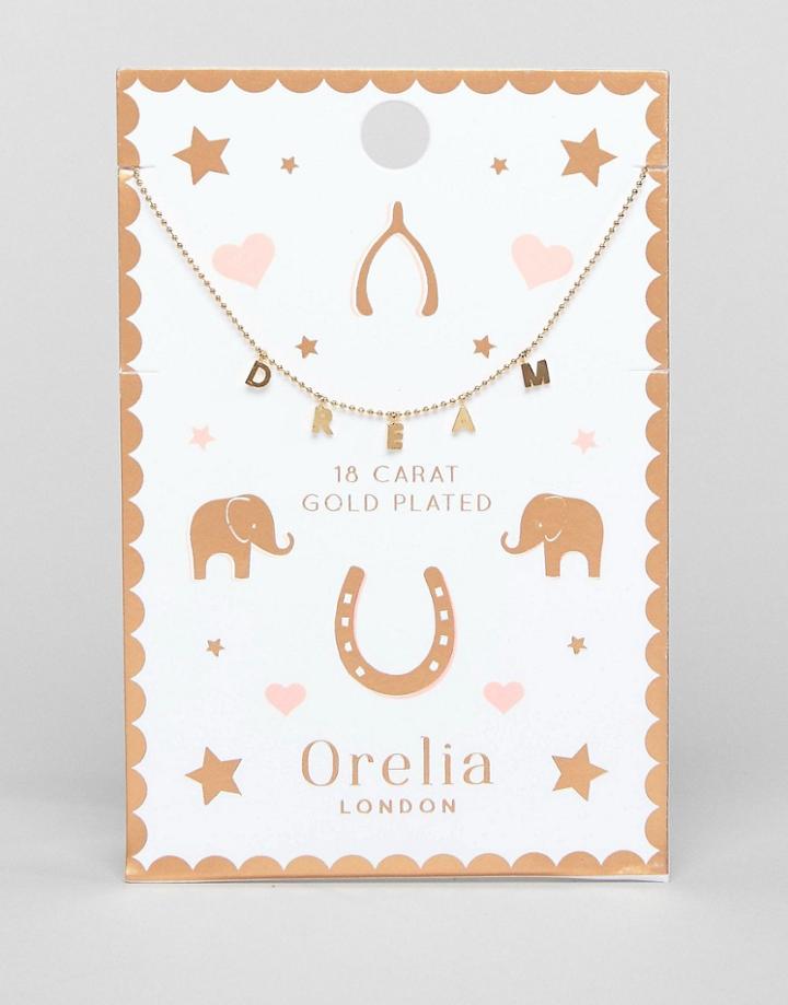 Orelia Dream Charm Necklace - Gold