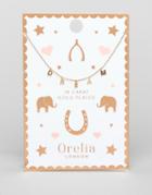Orelia Dream Charm Necklace - Gold