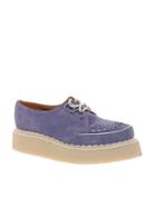 Asos Revive Riddle Suede Brothel Creepers-purple