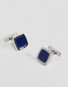 Ted Baker Dead Lift Cufflinks In Navy - Gold