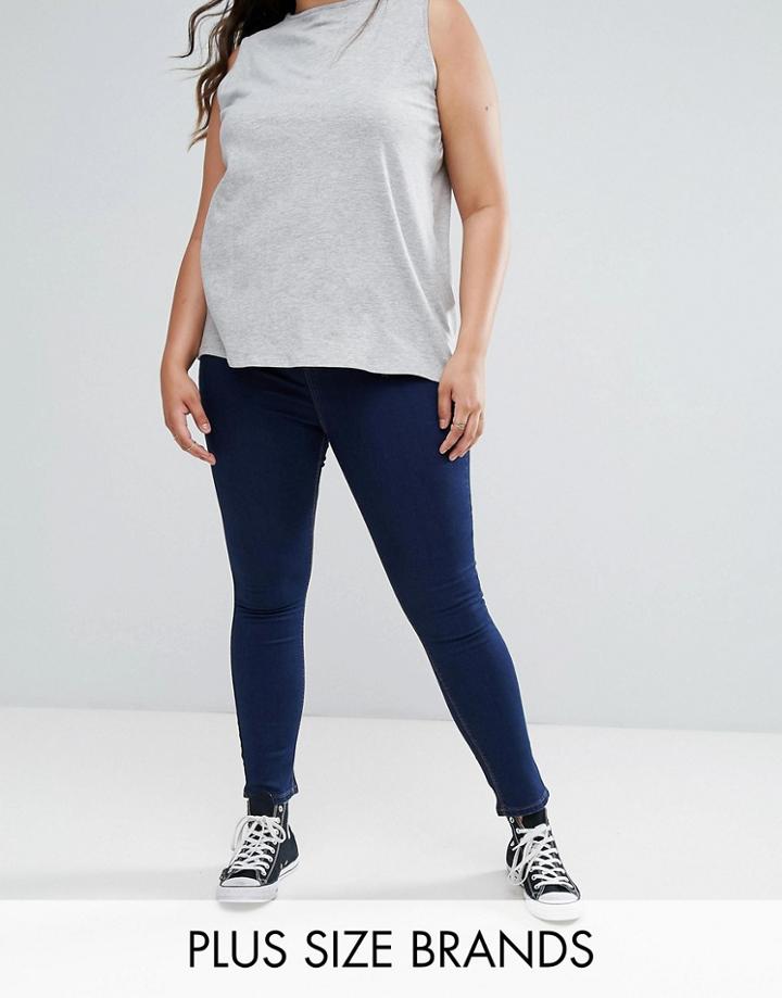 New Look Curve Skinny Jegging - Blue