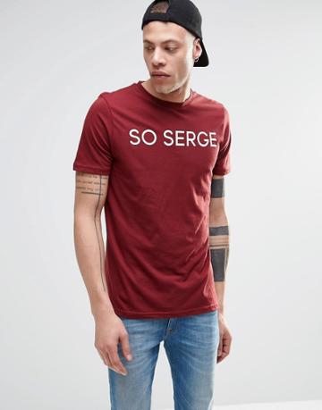 Serge Denimes T-shirt - Red