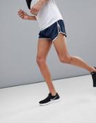 Asos 4505 Running Shorts With Contrast Trim - Navy