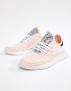 Adidas Originals Deerupt Runner Sneakers In Pink B28075 - Black
