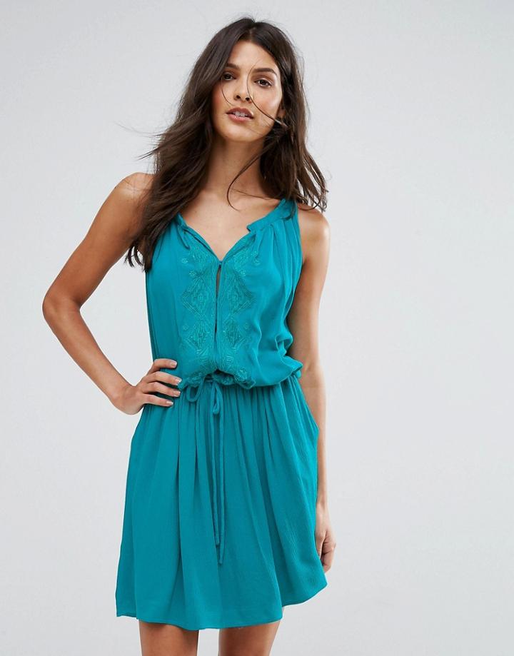 See U Soon Emb Swing Dress - Blue