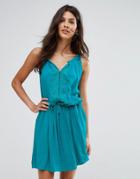 See U Soon Emb Swing Dress - Blue