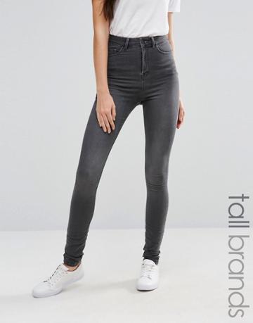 Waven Tall Anika High Rise Skinny Jeans - Gray