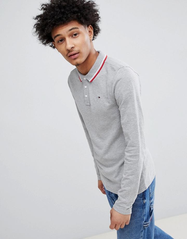 Tommy Hilfiger Polo Shirt - Gray