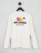 Billabong Walled Long Sleeve T-shirt In White