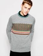 Lyle & Scott Sweater With Fair Isle Pattern - Gray