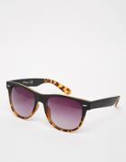 Jeepers Peepers Square Sunglasses In Black Tort - Black