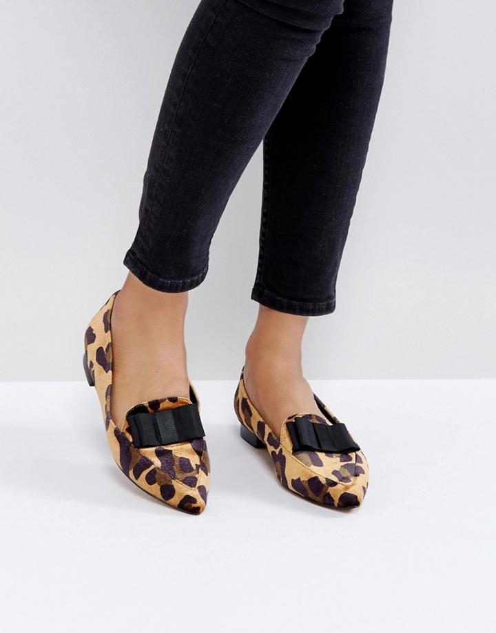 Asos Latter Loafer Ballet Flats - Brown