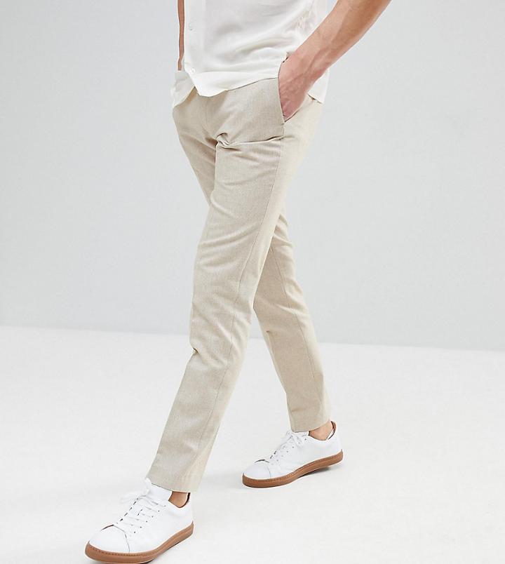 Noak Skinny Lightweight Pants In Camel - Stone