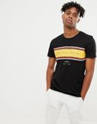 Jack & Jones Originals T-shirt With Broken Youth Slogan - Black