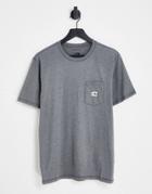 The North Face Heritage Patch Pocket T-shirt In Gray