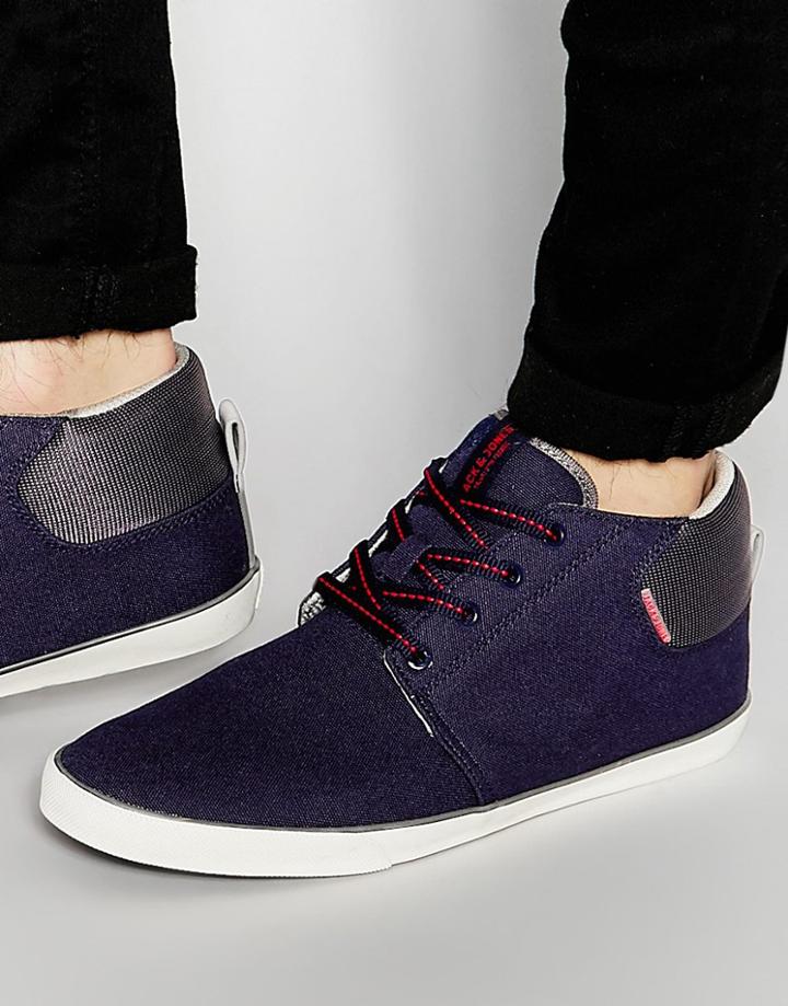 Jack & Jones Vertigo Mid Sneaker - Navy