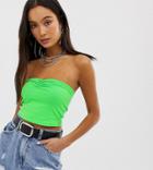 Collusion Bandeau Top In Green - Green