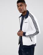 Adidas Originals Beckenbauer Track Jacket In White Br4222 - White