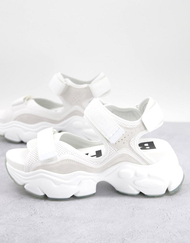 Buffalo Vegan-friendly Chunky Sandals In White