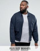 D-struct Plus Cotton Harrington Jacket - Navy