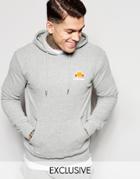 Ellesse Hoodie With Small Logo - Gray
