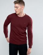 Lindbergh Sweater In Burgundy Cotton - Red