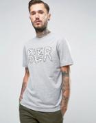 Poler T-shirt With Large Logo - Gray
