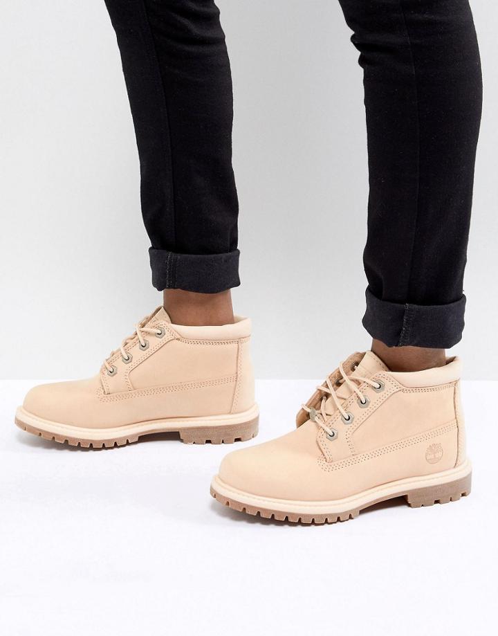 Timberland Nellie Apple Blossom Flat Boots - Brown