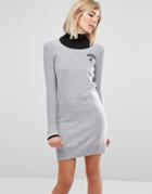 Sonia By Sonia Rykiel 'je Suis Parisienne' Dress - Gray