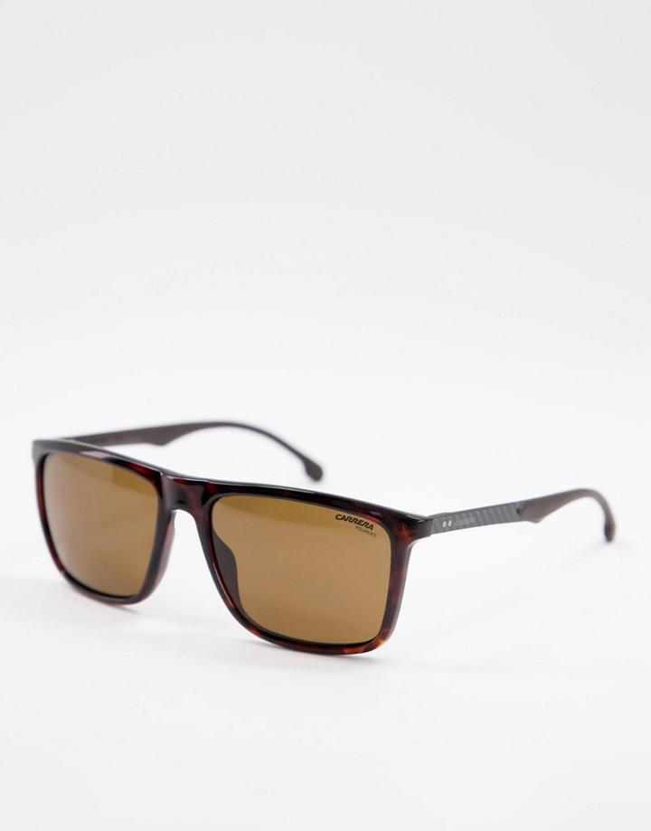 Carrera 8032/s Square Lens Sunglasses-blues