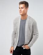 Pull & Bear Cardigan In Brown Marl - Brown