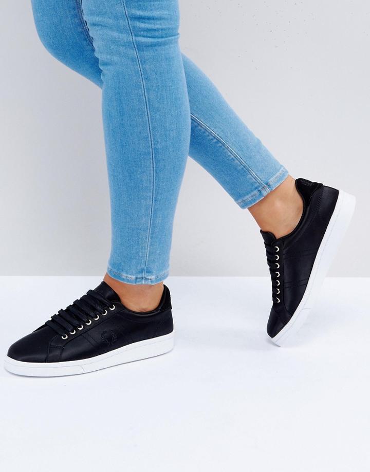 Fred Perry Satin Sneaker - Black