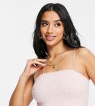 New Look Petite Fluffy Cami Top In Pink