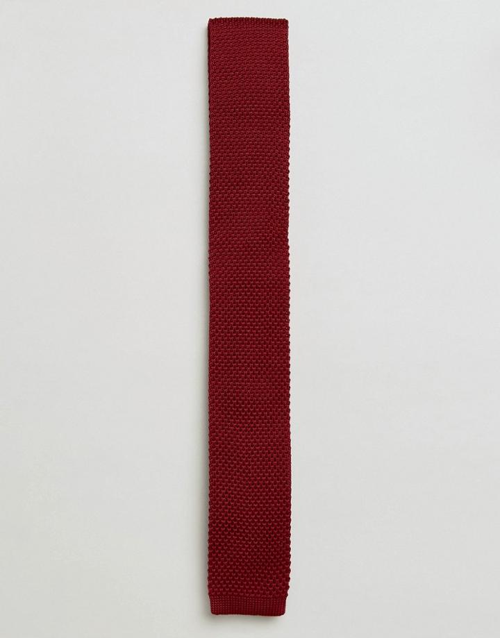 Gianni Feraud Knitted Tie - Red