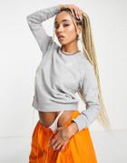 Nike Essentials Crew Neck Sweatshirt In Gray