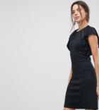 Y.a.s Tall Sukulay Ruffle Dress - Black