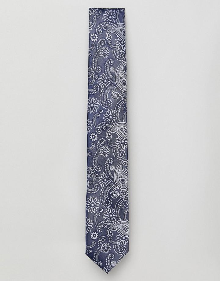 Jack & Jones Printed Tie - Navy