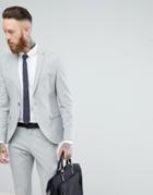 Selected Homme Super Skinny Suit Jacket - Gray