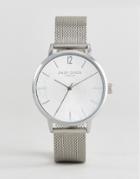 Daisy Dixon Mesh Watch In Silver - Silver