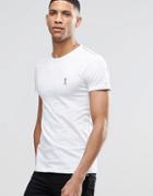 Religion Crew Neck T-shirt In Muscle Fit - White