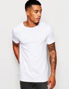 Asos Design Muscle Fit T-shirt With Crew Neck And Stretch - White