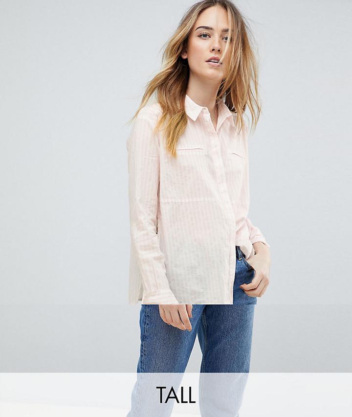 Noisy May Tall Striped Shirt - Multi