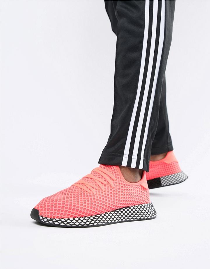 Adidas Originals Deerupt Sneakers In Pink B41769 - Pink