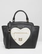 Love Moschino Large Heart Tote Bag - Black