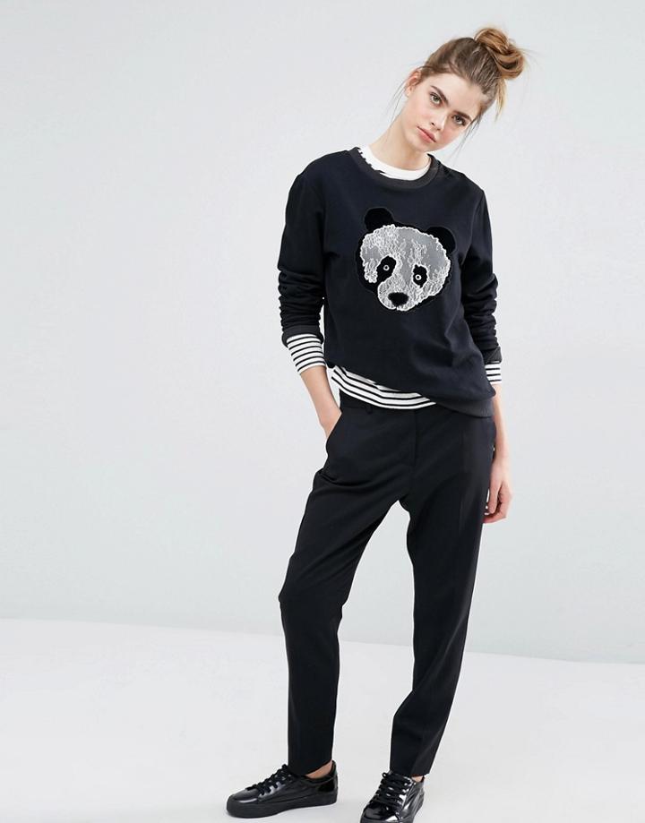 Sportmax Code Straight Leg Pants - 001 Black