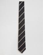 Jack & Jones Tie Stripe - Black
