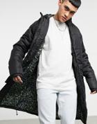 Wesc Long Puffer Coat-black