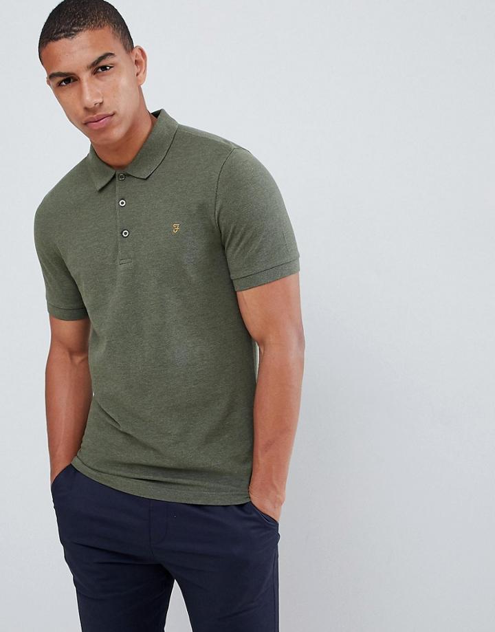 Farah Blaney Polo In Green - Green