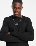 Boss Tchark Long Sleeve T-shirt In Black
